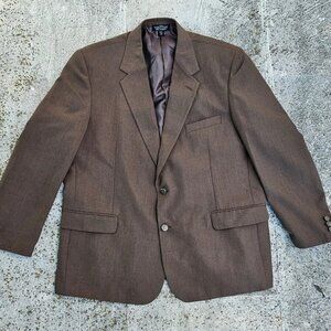 Haband Executive Division Men Sport Coat Blazer Two Button Jacket Size 48R
